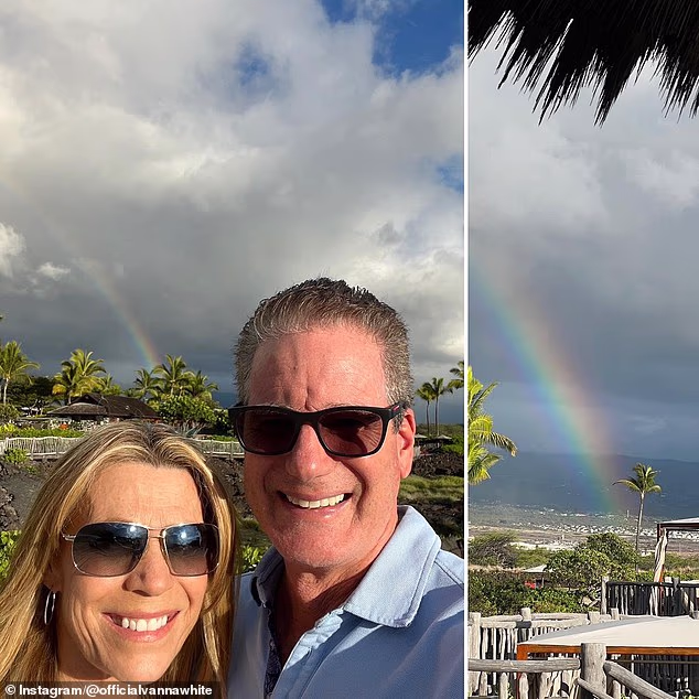 Njih dvoje viđeni su ispred duge i zbirke palmi