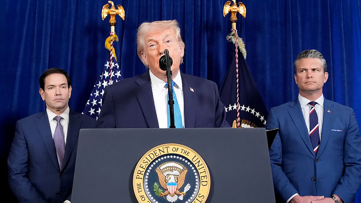 Predsjednik Donald Trump uz Marca Rubia i Petea Hegsetha