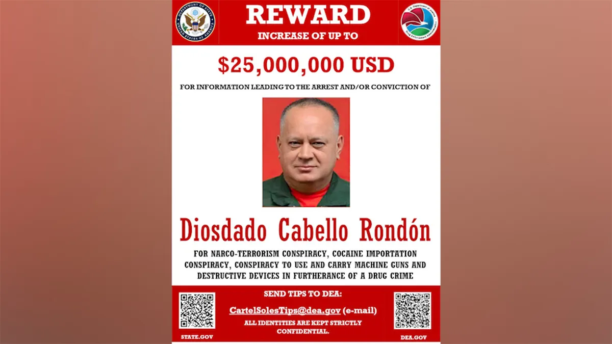 traženi poster za Diosdada Cabella