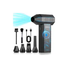 JVSCAM 130,000RPM Cordless Electric Air Duster with Adjustable Tips