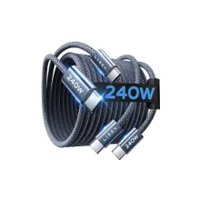 2-Pack Lisen 6.6ft 240W USB Type-C Cables