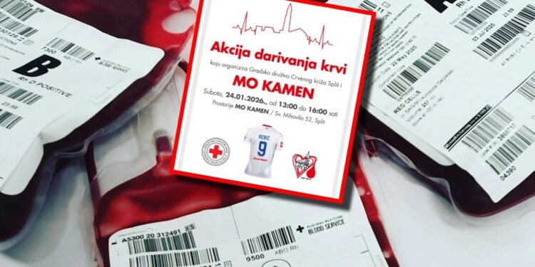 Akcija darivanja krvi na Kamenu s posebnim iznenađenjem: evo što očekuje najsretnijeg darivatelja