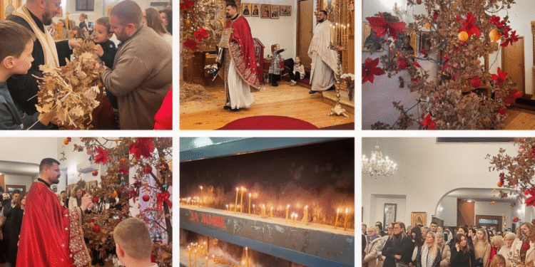 BOŽIĆ U SPLITU: Vjernici iz Rusije i Ukrajine bili zajedno na liturgiji