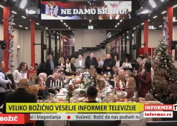 Četnički dernek u programu uživo: Šešelj, Dačić i Brnabić slavili Božić uz zloglasnu pjesmu