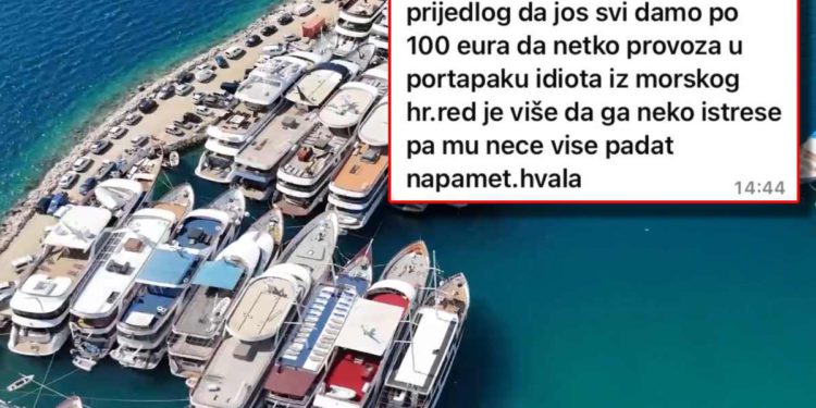 DORH podigao optužnicu protiv trojice iz skupine brodara za kaznena djela prijetnji otmicom i ubojstvom glavnom uredniku portala Morski HR!