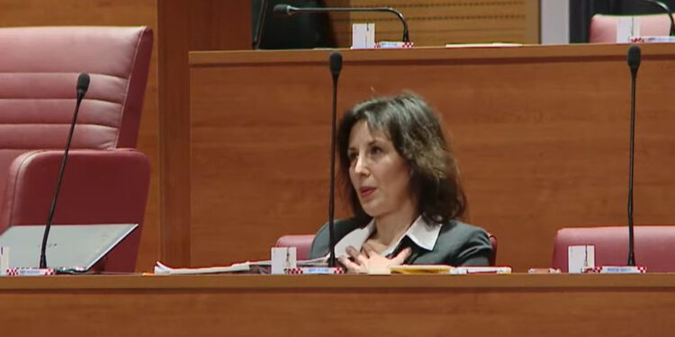 Dalija najednom vrisnula u Saboru, Jurčević pritekao u pomoć: ‘Jeste u redu, treba pomoć?’