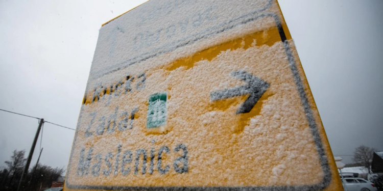 Dolazi nam hladni val, meteorolozi idućeg tjedna predviđaju snježne pahulje i na zadarskom području!