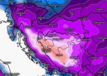 Dolazi nam jako zahlađenje i snijeg, izdano crveno upozorenje: ‘Pravi ugriz s Arktika’