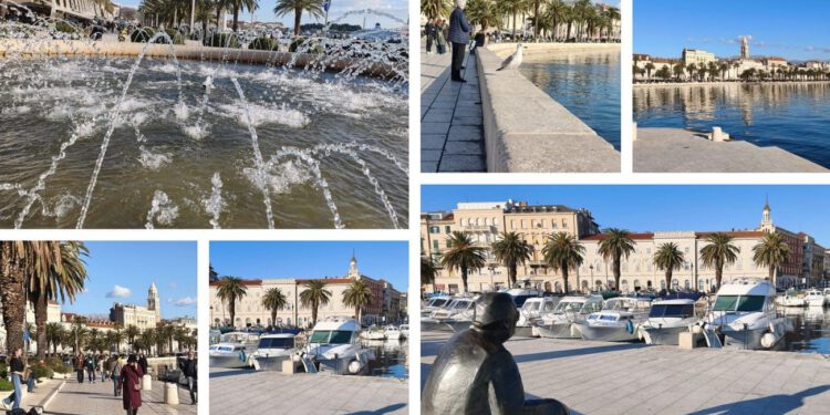 FOTOGALERIJA Splićani pohrlili na Rivu: Sunce ugrijalo na 15°C i vratilo život u grad