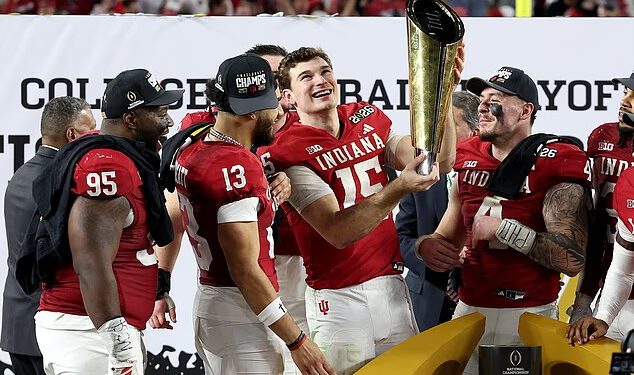 Fernando Mendoza nadahnjuje Indianu za slavu nacionalnog prvenstva protiv Miamija zadivljujućim touchdownom pred Tomom Bradyjem i obitelji Trump