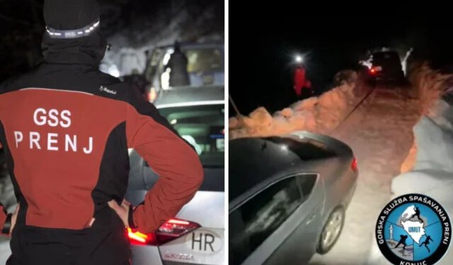 GSS Prenj pritekao u pomoć nakon što je navigacija hrvatske državljane usmjerila na opasan i neprohodan put