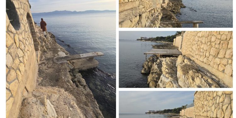 Granica pomorskog dobra nije utvrđena, ali radit ćemo šetnicu i plažu