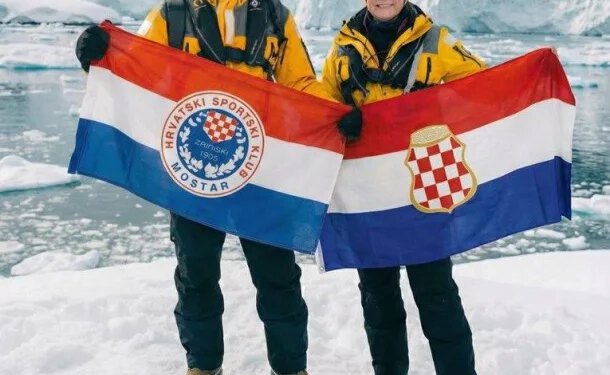 Na Antarktiku osvanuli Zrinjski, Kolinda Grabar-Kitarović i zastava hrvatskog naroda