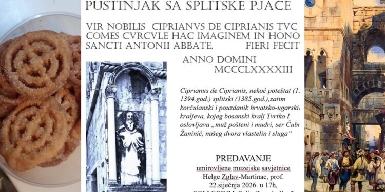 Ne propustite današnje predavanje o sv. Antunu opatu u Collegiumu, sve će završiti kušanjem “templarskih” kolačića