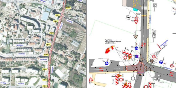 Ova splitska ulica se zatvara. Trajat će radovi…
