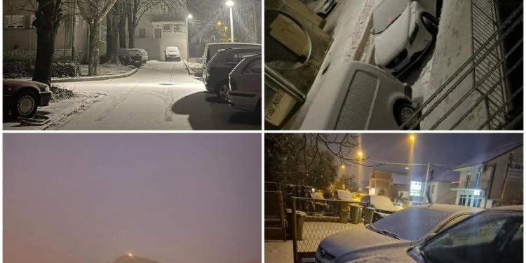 Počelo padati u Omišu i Počama! Cijela Zagora u bijelom, napadalo u Sinju, poledica na cestama…