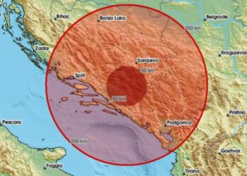 Potres pogodio srpsku Hercegovinu, osjetio se i kod nas: ‘Dugo podrhtavanje’