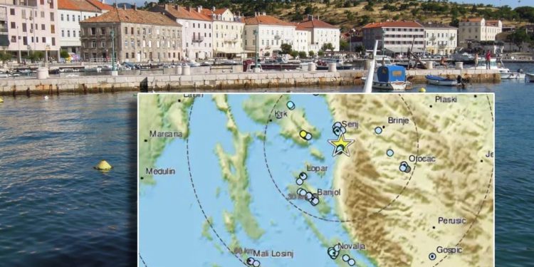 Potres zatresao Senj i Podvelebitsko područje