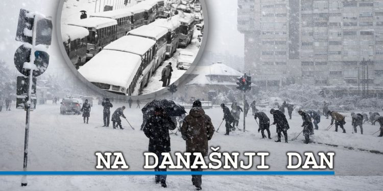 Prije prvog zimskog udara 2026. prisjetimo se snijegom zatrpane Dalmacije 4. siječnja 1979.