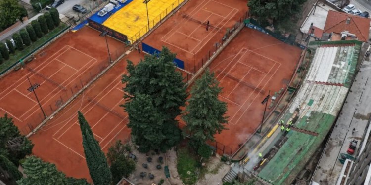 Priprema za održavanje ovogodišnjeg WTA Dubrovnik Opena: U tijeku obnova teniskih terena u Uvali Lapad
