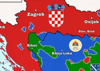 Širi se nova karta Bosne i Hrvatske: ‘Ovo je sve srpska zemlja’