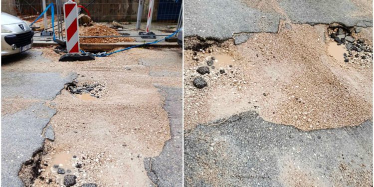 Slobodna Dalmacija – FOTO Tko će im platiti odštetu?! Splićani ‘probili’; mjesecima lome kičmu i ovjese preko ove rupetine. A onda kiša…