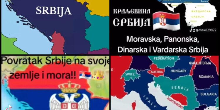 Slobodna Dalmacija – Huškačka poruka iz Srbije upućena Dalmaciji: Vratit ćemo naše more!; nacrtali i karte, evo gdje su dalmatinski gradovi