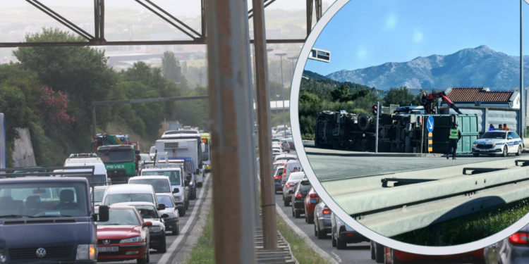 Slobodna Dalmacija – Nepregledne kolone na izlazu iz Splita prema Trogiru, dva mjesta su kritična! Nije bolje ni u gradu, ovdje je kaos…