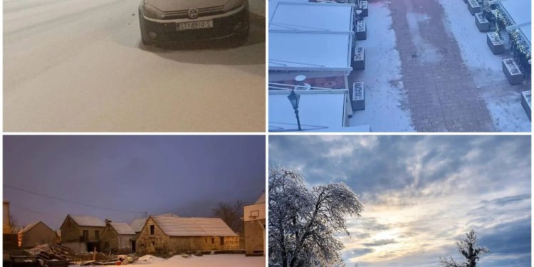 Slobodna Dalmacija – Policija zabranjuje automobilima bez zimske opreme da idu put Zagore. Snijeg i dalje pada!