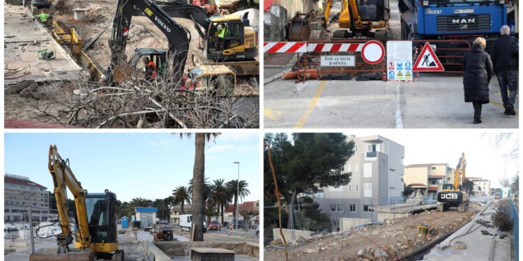 Slobodna Dalmacija – Turistički biser pretvoren u bauštelu, na sve strane ograde, raskopane ceste i prašina! Znamo kad će sve završiti…