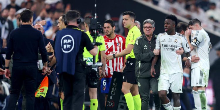 Španjolski superkup, Real Madrid u finalu. Svađa između Šimuna i Vinicija