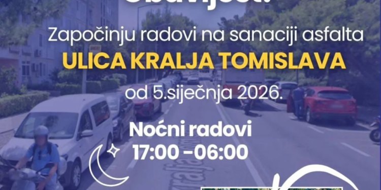 Sutra popodne počinju radovi na asfaltiranju Bulevara; mjesec dana neće biti moguće parkiranje, a bit će i manjih zastoja