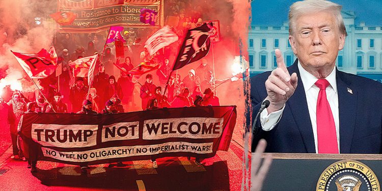 Trumpov posjet Davosu izazvao nasilne prosvjede u Švicarskoj, sukobe s policijom