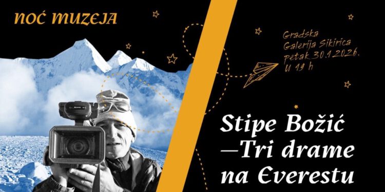 U Noći muzeja u Gradskoj galeriji Sikirica gostuje Stipe Božić