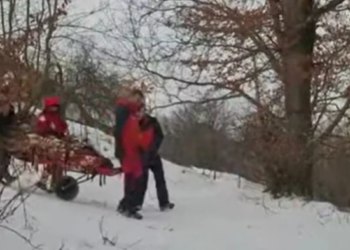 VIDEO GSS Prenj kod Konjica pomogao u prijenosu pacijenta s moždanim udarom