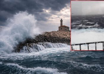 VIDEO Pogledajte kako divlja jugo na pučinskoj lanterni