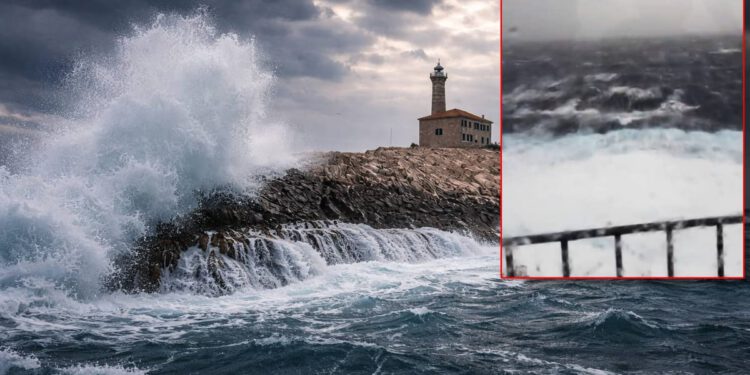 VIDEO Pogledajte kako divlja jugo na pučinskoj lanterni