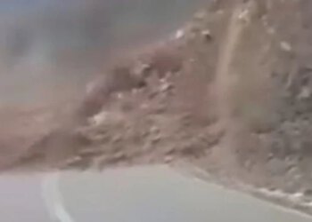 VIDEO Vozač se zaustavio sekundu prije odrona u Čelebićima