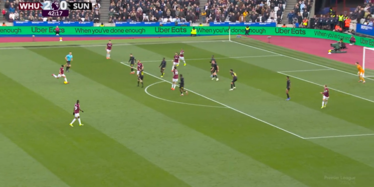 West Ham-Sunderland 3-1: Fernandes, gol s 30 metara!