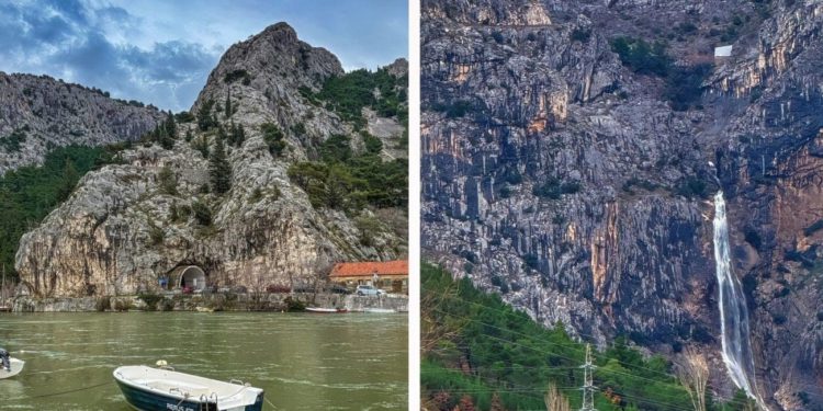 Zamućena Cetina u Omišu: Nakon obilnih kiša “probudio” se i slap Ilinac