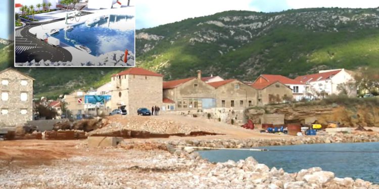 Započela izgradnja ribarske luke u Komiži: "Sigurniji vez i velika promjena"