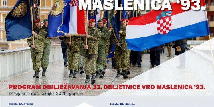 Započinje obilježavanje jedne od ključnih operacija Domovinskog rata – Maslenice ’93