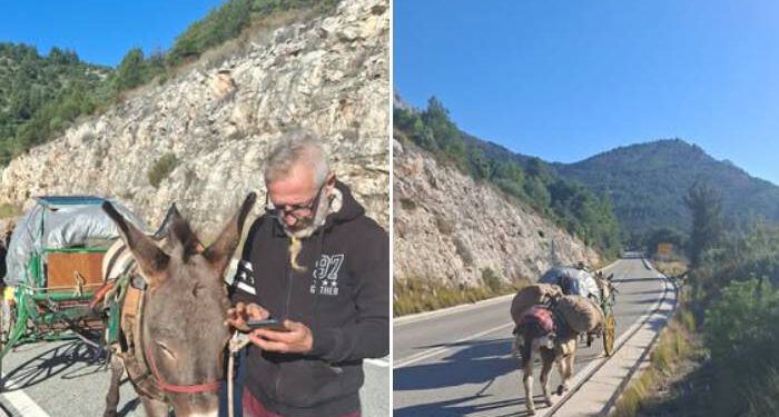Zaustavio se na Drveniku, a cilj mu je putovanje bez obzira koliko će daleko stići