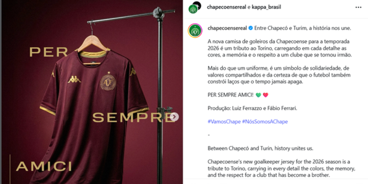 “Zauvijek prijatelji”: Chapecoense posvećuje dres Torinu