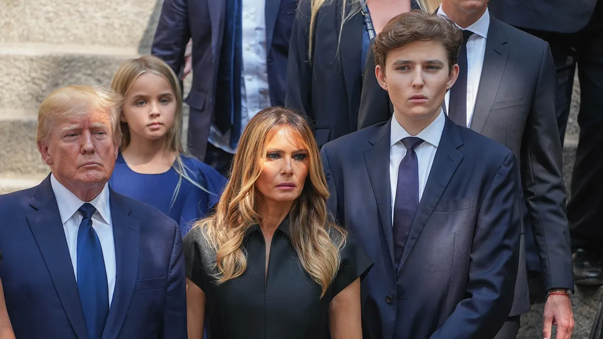 Donald Trump, Melania Trump i Barron Trump