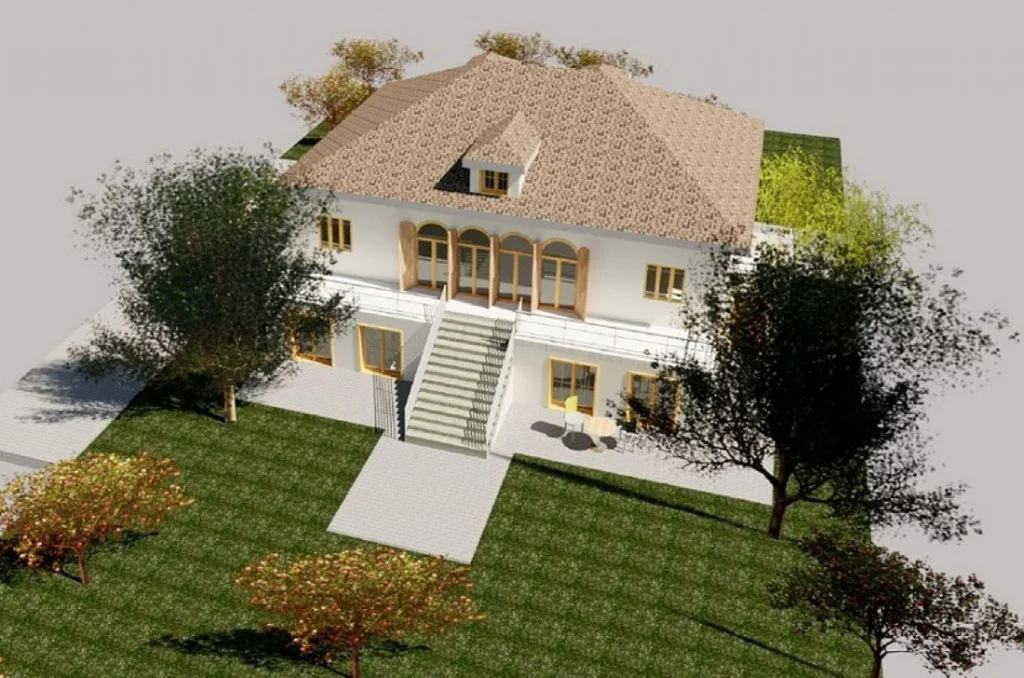 BIM rekonstrukcija Vile Nardelli, srušene povijesne rezidencije u središtu Mostara.