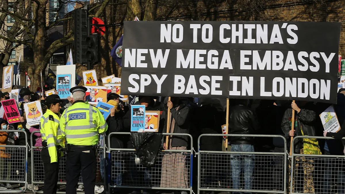 prosvjed kineske ambasade