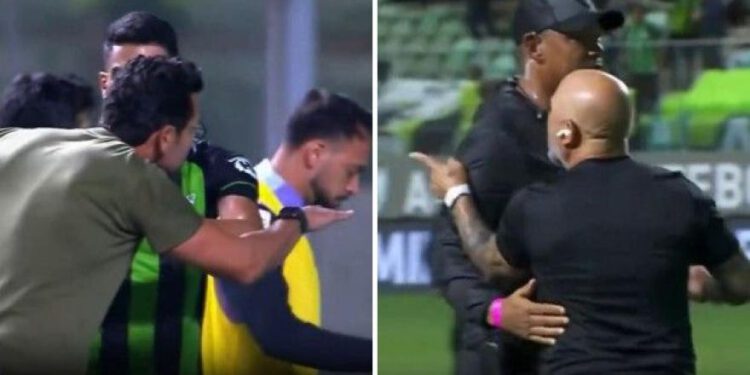 protivnički trener mu se ruga zbog visine, on poludi