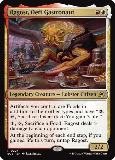 Ragost, Spretni gastronaut