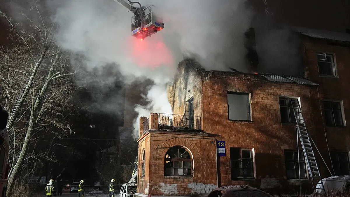 gori stambeni objekt